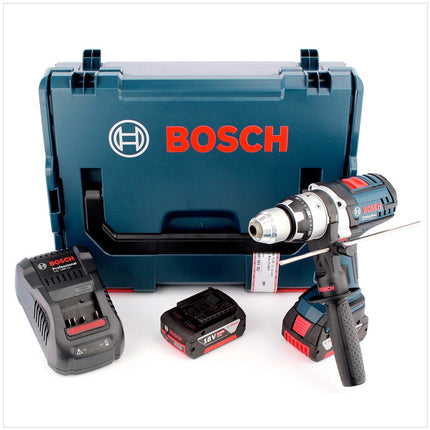 Bosch GSB 18 VE-2-Li Akku Schlagbohrschrauber 18V 85Nm in L-Boxx + 2x 5,0 Ah Akku + Ladegerät - Toolbrothers