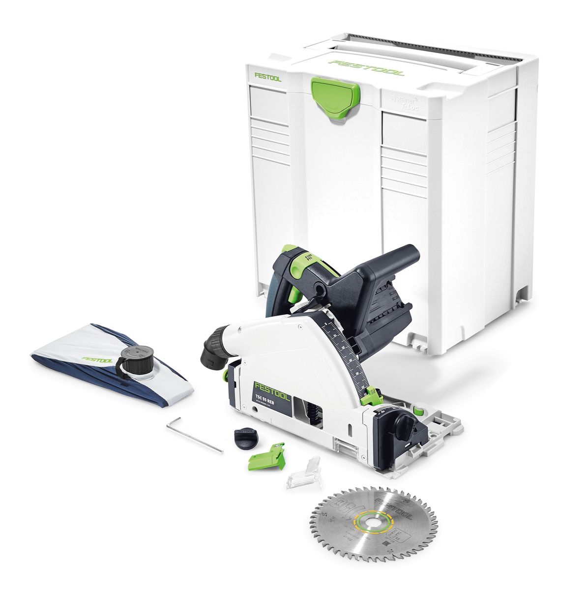 Festool TSC 55 REB-Li Basic akumulatorowa zagłębiarka 36V ( 2x18V ) ( 201395 ) 160 mm solo bezszczotkowa w systainerze - bez akumulatora, bez ładowarki