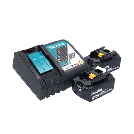 Akumulatorowe nożyce do żywopłotu Makita DUN 500 WRG2 18 V 50 cm bezszczotkowe + 2x akumulator 6,0 Ah + ładowarka