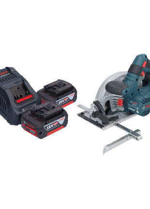 Bosch GKS 18V-57-2 Professional Akku Handkreissäge 18 V 165 mm Brushless + 2x Akku 6,0 Ah + Ladegerät