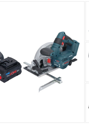 Bosch GKS 18V-57-2 Sierra circular profesional a batería 18 V 165 mm sin escobillas + 1x batería ProCORE 8,0 Ah + cargador