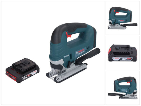 Bosch GST 18V-125 B Profesjonalna wyrzynarka akumulatorowa 18 V 125 mm bezszczotkowa + 1x akumulator 2,0 Ah - bez ładowarki