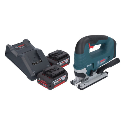 Bosch GST 18V-125 B Profesjonalna wyrzynarka akumulatorowa 18 V 125 mm bezszczotkowa + 2x akumulator 4,0 Ah + ładowarka