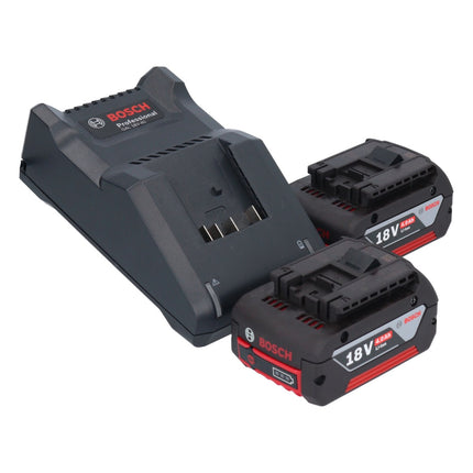 Bosch GST 18V-125 B Profesjonalna wyrzynarka akumulatorowa 18 V 125 mm bezszczotkowa + 2x akumulator 4,0 Ah + ładowarka
