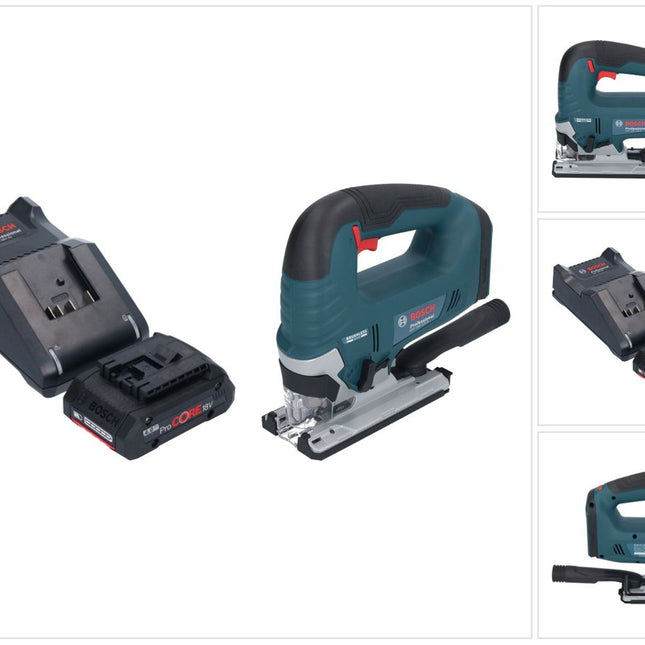 Bosch GST 18V-125 B Profesjonalna wyrzynarka akumulatorowa 18 V 125 mm bezszczotkowa + 1x akumulator ProCORE 4,0 Ah + ładowarka