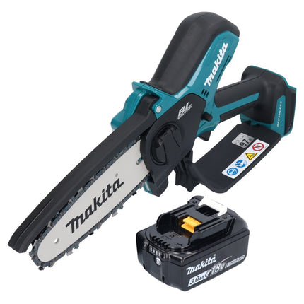 Makita DUC 150 F Akumulatorowa pilarka łańcuchowa 18 V 15 cm bezszczotkowa + 1x akumulator 3,0 Ah - bez ładowarki