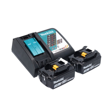 Makita DUC 150 RF2 Akumulatorowa pilarka łańcuchowa 18 V 15 cm bezszczotkowa + 2x akumulator 3,0 Ah + ładowarka