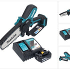 Makita DUC 150 RT akumulatorowa pilarka łańcuchowa 18 V 15 cm bezszczotkowa + 1x akumulator 5,0 Ah + ładowarka