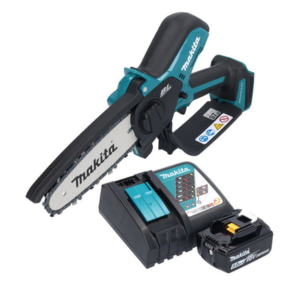 Makita DUC 150 RT akumulatorowa pilarka łańcuchowa 18 V 15 cm bezszczotkowa + 1x akumulator 5,0 Ah + ładowarka