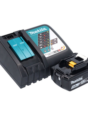 Motosierra a batería Makita DUC 150 RT 18 V 15 cm sin escobillas + 1x batería 5,0 Ah + cargador