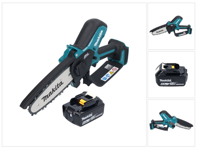 Makita DUC 150 G Akumulatorowa pilarka łańcuchowa 18 V 15 cm bezszczotkowa + 1x akumulator 6,0 Ah - bez ładowarki