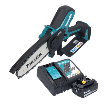Makita DUC 150 RG Akumulatorowa pilarka łańcuchowa 18 V 15 cm bezszczotkowa + 1x akumulator 6,0 Ah + ładowarka