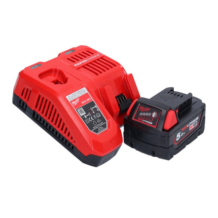 Milwaukee M18 BLHX-501X akumulatorowy młot udarowo-obrotowy 18 V 2,3 J bezszczotkowy + 1x akumulator 5,0 Ah + ładowarka + skrzynka HD