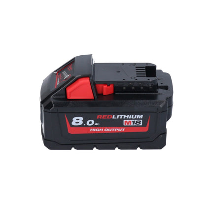Milwaukee M18 BLHX-801X akumulatorowy młot udarowo-obrotowy 18 V 2,3 J bezszczotkowy + 1x akumulator 8,0 Ah + skrzynka HD - bez ładowarki
