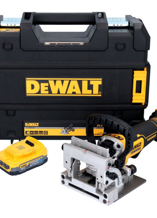 DeWalt DCW 682 NT Fraiseuse à lamelles sans fil 18 V 102 x 20 mm Brushless + 1x batterie Powerstack 1,7 Ah + TSTAK - sans chargeur