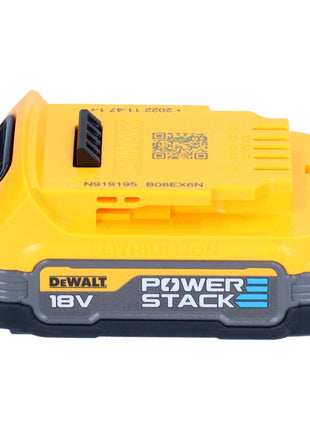 DeWalt DCW 682 NT Fraiseuse à lamelles sans fil 18 V 102 x 20 mm Brushless + 1x batterie Powerstack 1,7 Ah + TSTAK - sans chargeur