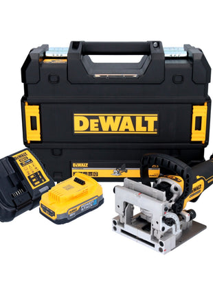 Akumulatorowy płaski frez do kołków DeWalt DCW 682 E1T 18 V 102 x 20 mm bezszczotkowy + 1x akumulator Powerstack 1,7 Ah + ładowarka + TSTAK