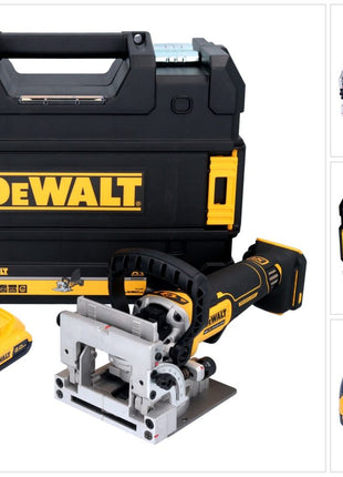 DeWalt DCW 682 NT cortador de tacos planos a batería 18 V 102 x 20 mm sin escobillas + 1x batería 2,0 Ah + TSTAK - sin cargador