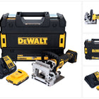 DeWalt DCW 682 D1T akumulatorowy frez do kołków płaskich 18 V 102 x 20 mm bezszczotkowy + 1x akumulator 2,0 Ah + ładowarka + TSTAK