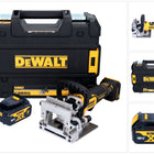 DeWalt DCW 682 NT akumulatorowa wyrzynarka do kołków 18 V 102 x 20 mm bezszczotkowa + 1x akumulator 4,0 Ah + TSTAK - bez ładowarki
