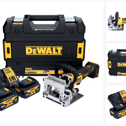 Akumulatorowa wyrzynarka do kołków płaskich DeWalt DCW 682 M2T 18 V 102 x 20 mm bezszczotkowa + 2x akumulator 4,0 Ah + ładowarka + TSTAK