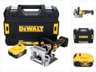 DeWalt DCW 682 NT Fraiseuse à lamelles sans fil 18 V 102 x 20 mm Brushless + 1x batterie 5,0 Ah + TSTAK - sans chargeur