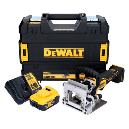 Akumulatorowy frez do kołków płaskich DeWalt DCW 682 P1T 18 V 102 x 20 mm bezszczotkowy + 1x akumulator 5,0 Ah + ładowarka + TSTAK