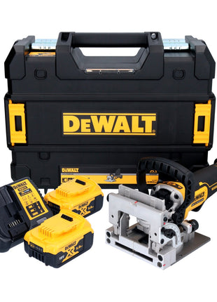 DeWalt DCW 682 P2T Fraiseuse à lamelles sans fil 18 V 102 x 20 mm sans balai + 2x batterie 5,0 Ah + chargeur + TSTAK