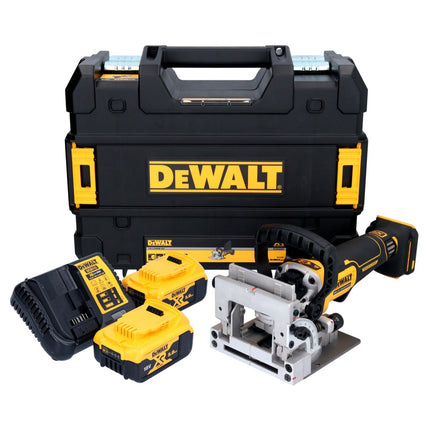 Akumulatorowy frez do kołków płaskich DeWalt DCW 682 P2T 18 V 102 x 20 mm bezszczotkowy + 2x akumulator 5,0 Ah + ładowarka + TSTAK