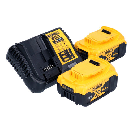 Akumulatorowy frez do kołków płaskich DeWalt DCW 682 P2T 18 V 102 x 20 mm bezszczotkowy + 2x akumulator 5,0 Ah + ładowarka + TSTAK