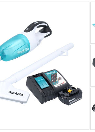 Makita DCL 181 FRM1WX aspirador inalámbrico 18 V 53 mbar 0,65 L + 1x batería 4,0 Ah + cargador