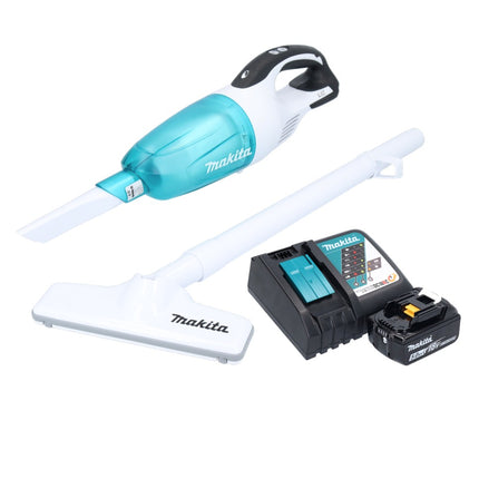 Odkurzacz akumulatorowy Makita DCL 181 FRT1WX 18 V 53 mbar 0,65 L + 1x akumulator 5,0 Ah + ładowarka