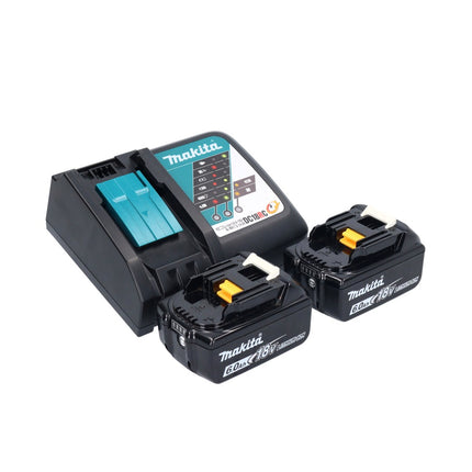 Makita DCL 181 FRGWX Odkurzacz akumulatorowy 18 V 53 mbar 0,65 L + 2x akumulator 6,0 Ah + ładowarka