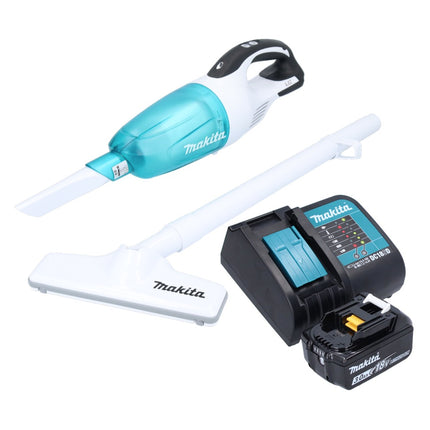 Makita DCL 181 FSF1WX Odkurzacz akumulatorowy 18 V 53 mbar 0,65 l + 1x akumulator 3,0 Ah + ładowarka