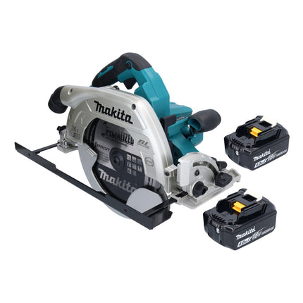 Makita DHS 900 M2U Akumulatorowa pilarka tarczowa 36 V ( 2x 18 V ) 235 mm bezszczotkowa + 2x akumulator 4,0 Ah + adapter Bluetooth - bez ładowarki