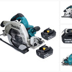 Makita DHS 900 G2U Akumulatorowa pilarka tarczowa 36 V ( 2x 18 V ) 235 mm bezszczotkowa + 2x akumulator 6,0 Ah + adapter Bluetooth - bez ładowarki