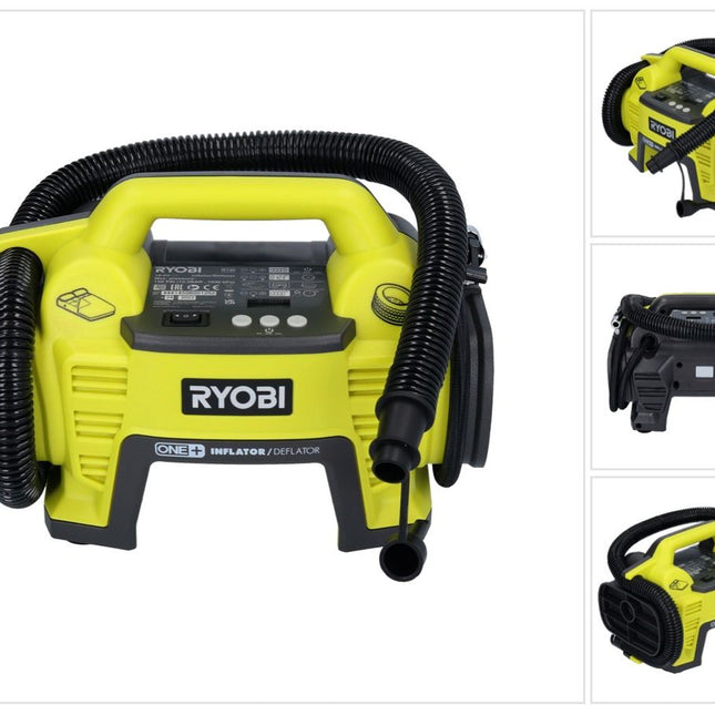 RYOBI R18I-0 Kompresor 18 V 10,34 bar ciśnienia ( 5133001834 ) Solo - bez akumulatora, bez ładowarki
