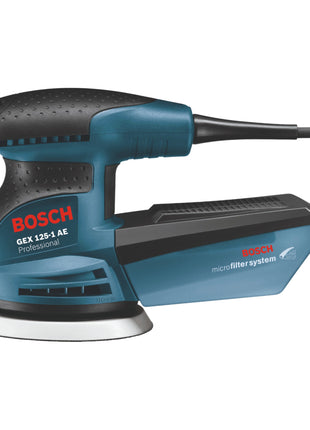 Lijadora excéntrica Bosch GEX 125-1 AE Professional 250 vatios 125 mm (0601387504) + estuche