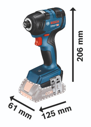 Bosch GDR 18V-200 Profesjonalny akumulatorowy klucz udarowy 18 V 200 Nm bezszczotkowy ( 06019J2106 ) + L-Boxx - bez akumulatora, bez ładowarki