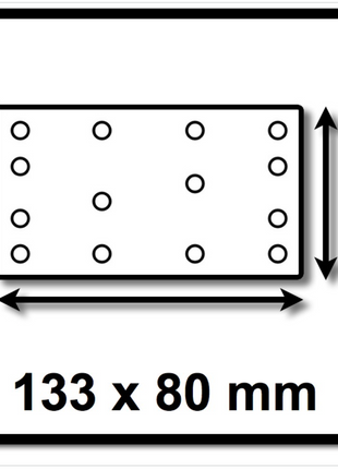 Festool Granat Schleifstreifen STF 80x133 P 120 GR 100 ( 497120 ) - Toolbrothers
