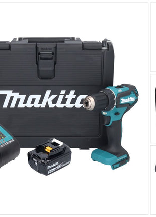 Makita DDF 485 SFK taladro atornillador inalámbrico 18 V 50 Nm sin escobillas + 1x batería 3,0 Ah + cargador + maletín