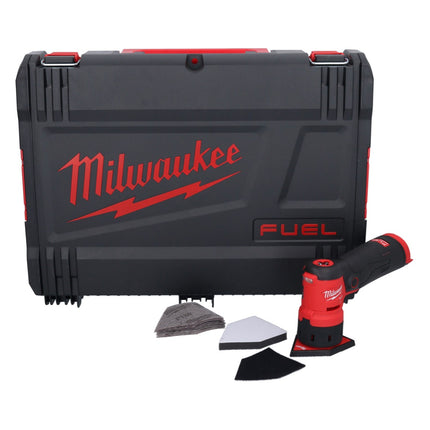 Milwaukee M12 FDSS-0X akumulatorowa szlifierka punktowa 12 V 88,8 x 63,5 mm bezszczotkowa + skrzynka HD - bez akumulatora, bez ładowarki