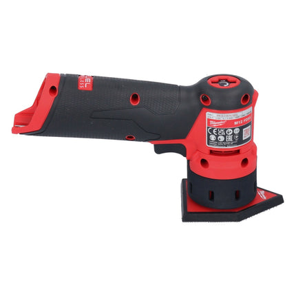 Milwaukee M12 FDSS-0X akumulatorowa szlifierka punktowa 12 V 88,8 x 63,5 mm bezszczotkowa + skrzynka HD - bez akumulatora, bez ładowarki