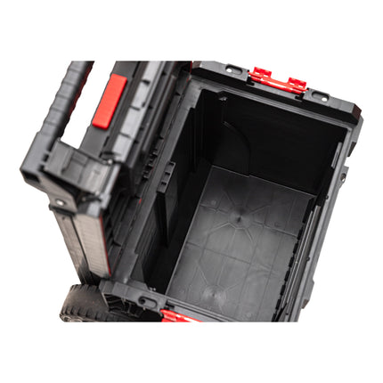 Qbrick System PRO Cart 2.0 Plus z możliwością sztaplowania 490 x 415 x 660 mm 29 l IP54 zdejmowany podwójny uchwyt teleskopowy