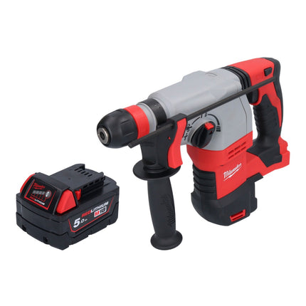 Milwaukee M18 HD18HX-501 akumulatorowy młot udarowo-obrotowy 18 V 2,4 J + 1x akumulator 5,0 Ah - bez ładowarki