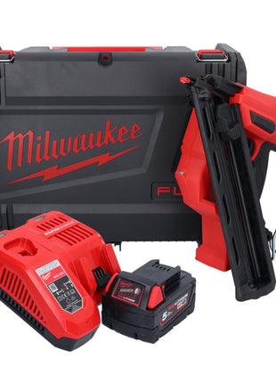 Milwaukee M18 FN15GA-501X Akku Nagler 18 V Brushless 32 - 64 mm + 1x Akku 5,0 Ah + Ladegerät + HD Box