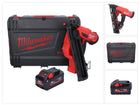 Clavadora a batería Milwaukee M18 FN15GA-801X 18 V sin escobillas 32 - 64 mm + 1x batería 8,0 Ah + caja HD - sin cargador