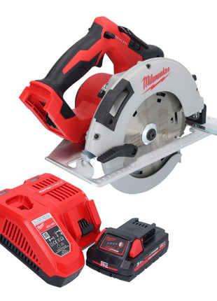 Milwaukee M18 BLCS66-301 Akku Handkreissäge 18 V 190 mm Brushless + 1x Akku 3,0 Ah + Ladegerät