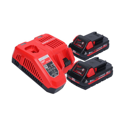 Milwaukee M18 FRAD2-302 Akumulatorowa wiertarko-wkrętarka kątowa 18 V 122 Nm bezszczotkowa + 2x akumulator 3,0 Ah + ładowarka