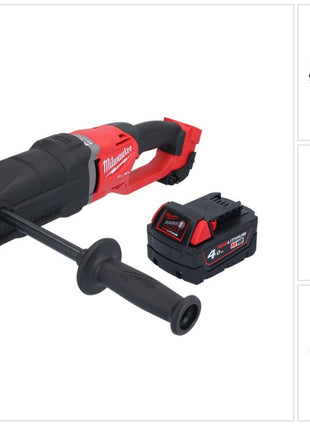 Milwaukee M18 FRAD2-401 Akumulatorowa wiertarko-wkrętarka kątowa 18 V 122 Nm bezszczotkowa + 1x akumulator 4,0 Ah - bez ładowarki